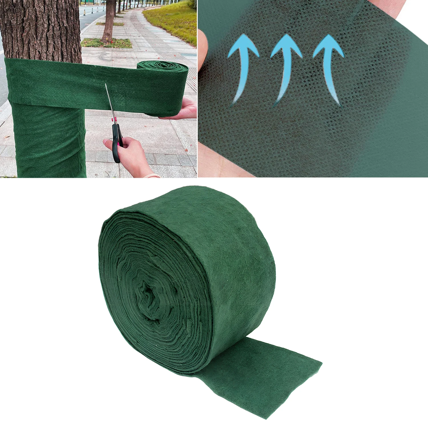 20m Tree Trunk Protector Wrap Antifreeze Bandage Tape Keep Warm Moisturizing Park Garden Orchard Tree Winter Care Supplies