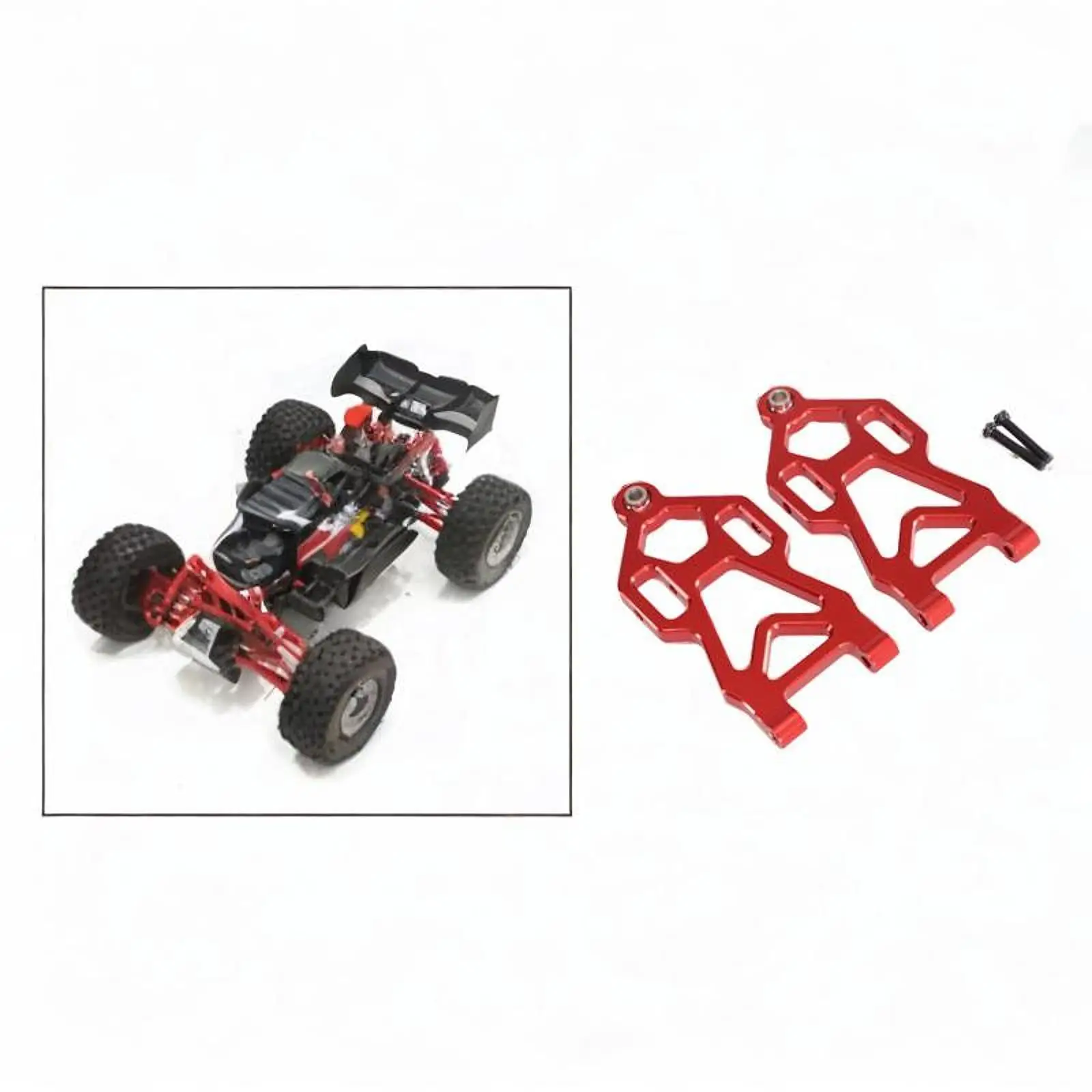 RC Car Accessories Metal Front Lower Suspension Arms Kit for Suchiyu 1 16 Scale RC Vehicle Spare Parts