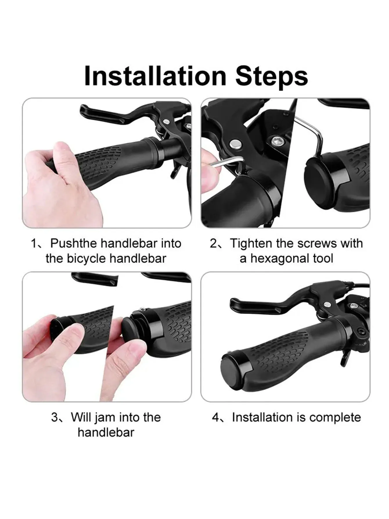 Anti Skid Rubber Bicycle Grips Mountain Bike Lock On Bicycle Handlebars Grips 2.5cm MTB Road Cycling Skid Proof Grips image 6