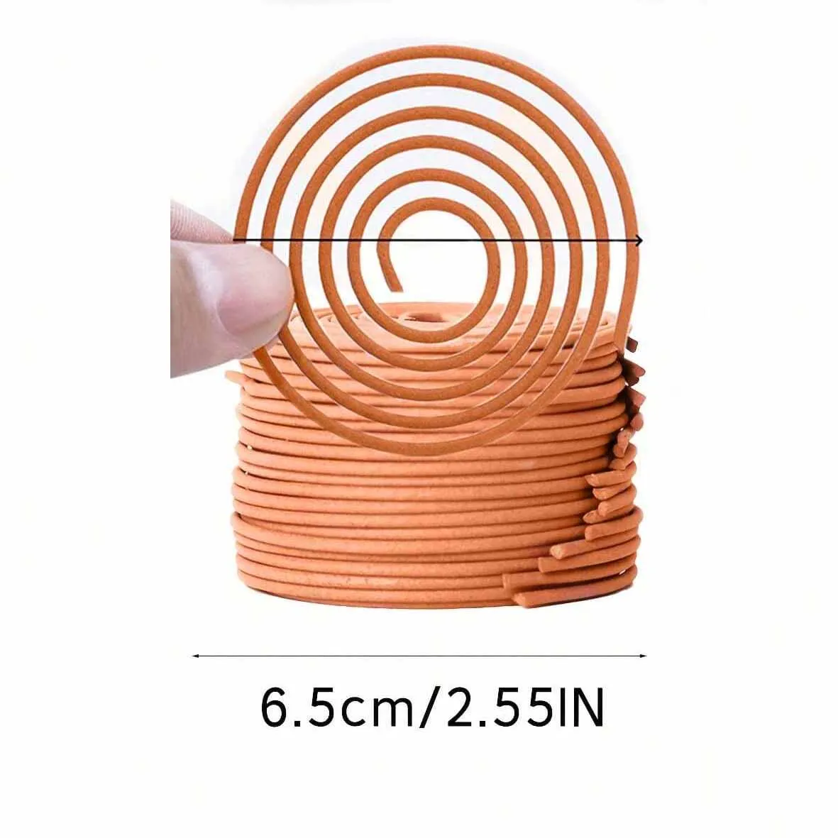 The Rich Aroma of Citrus and Orange, Spiral-Shaped Incense Sticks, Suitable for Yoga, Meditation, Purification, and as a Gift