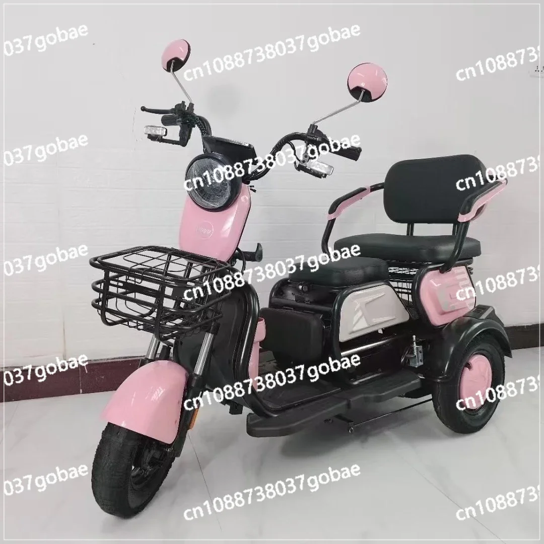 PBk New Leisure Electric Tricycle Adult Household Scooter Women Pick Up Children The Elderly Small Electric