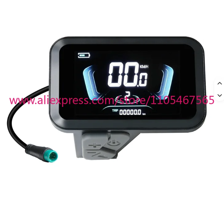 1PCS 61F-F electric bicycle color VA screen 2.6 inch electric bicycle LCD control panel speedometer accessories IP66 waterproof