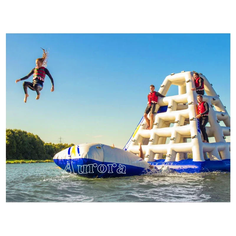 Adults Sport Aqua Water Fun Park Game Inflatable Floating Aqua Park For Lake