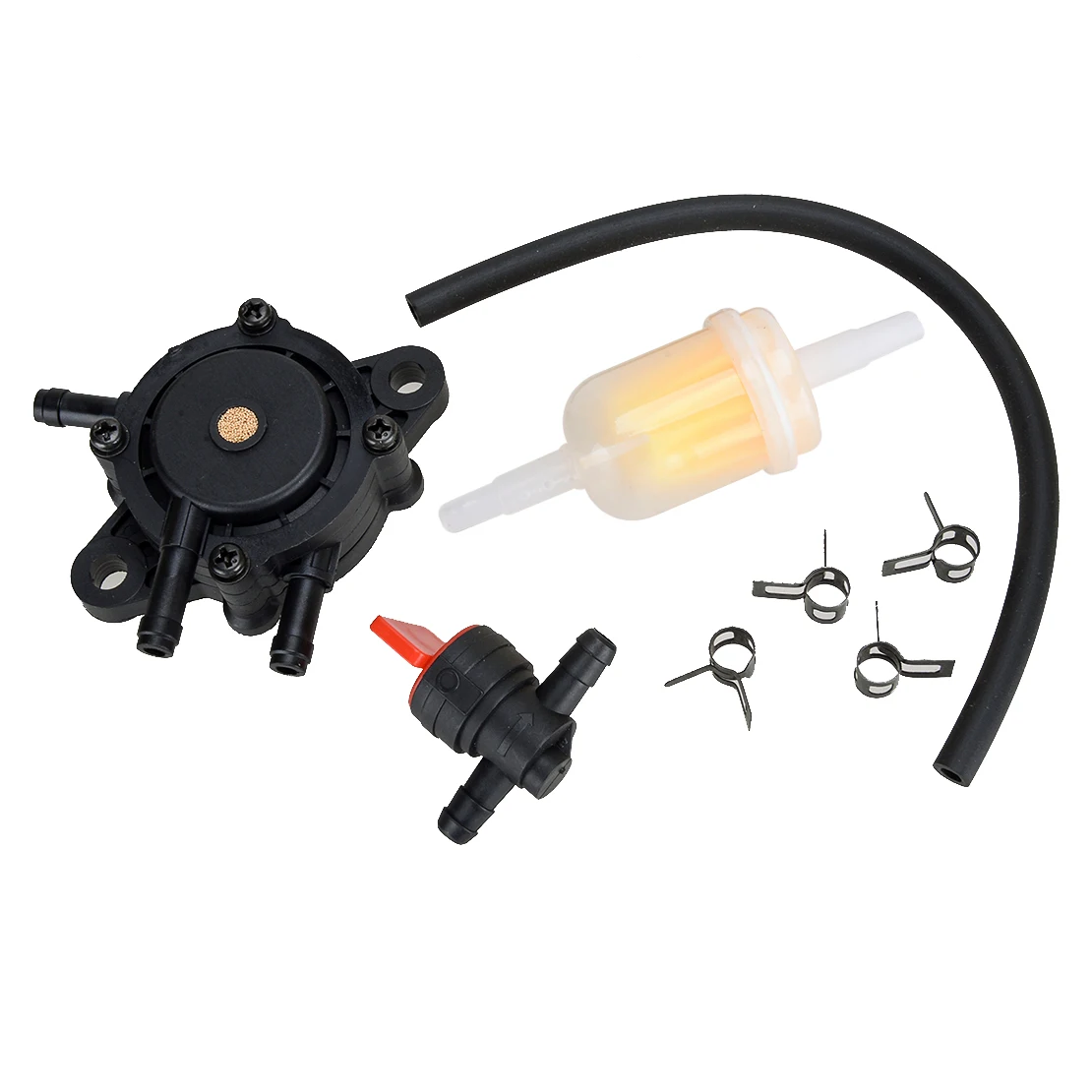 Fuel Pump Filter Valve Kits Fit for John Deere L120 L118 LA120 LA130 LA140 LA145 LA150 Z235 Z245 Z255 Z425 D100 D110 X125 X145