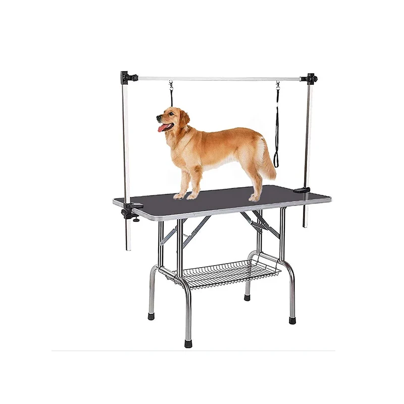 Promotional Various Household Double Durable Using Pet Grooming Table Foldable Dog Fine Trimming Hair Drying Beauty Table