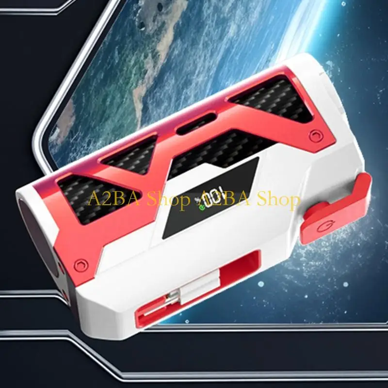 A2BA Lightweight Plastic Mobile Powerbank Case Shell Compatible for 21700 Battery Box Featuring Type C Fast Charging Port