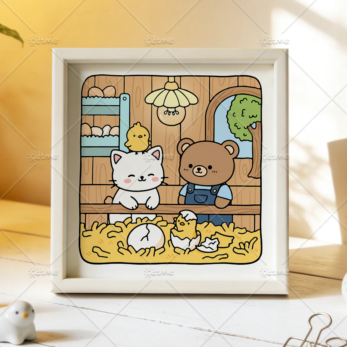 FURRY ANIMALS Malbuch für Erwachsene mit niedlichen, gemütlichen täglichen Aktivitäten zur Entspannung (Cozy Spaces Coloring) – Detail 4