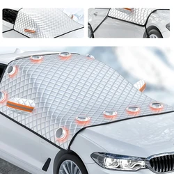 Magnetic Car Windshield Cover Winter Ice Snow Dust Frost Guard UV Protector Car Front Window Sun Shade Outdoor Cover