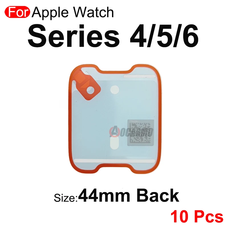 10Pcs/Lot For Apple Watch Series 4 5 6 7 8 40mm 41mm 44mm 45mm Front LCD Screen Display Adhesive Back Cover Sticker Repair Parts