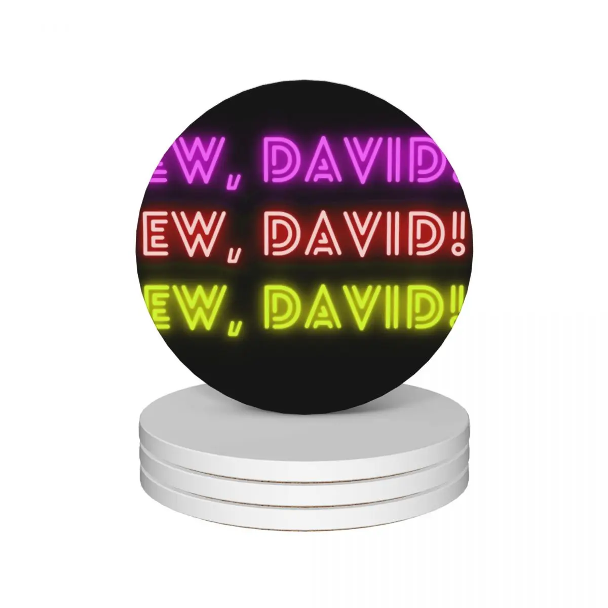 

Ew, David! Alexis Rose Quote to David Rose Ceramic Coasters (Set of 4) Cup for tea set for drinks ceramic set cup pads Coasters