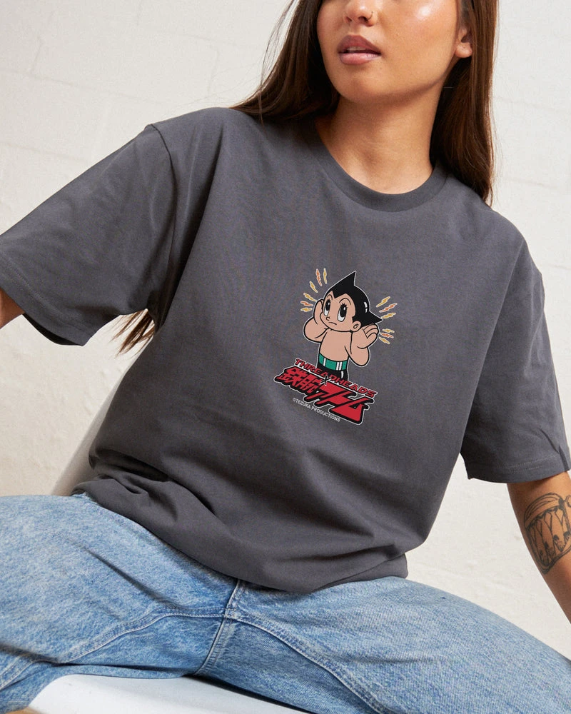 Astro Boy Sensor T-Shirt Graphic Cotton Tee Printing High-end Luxury Unisex Style Both of Men and Women