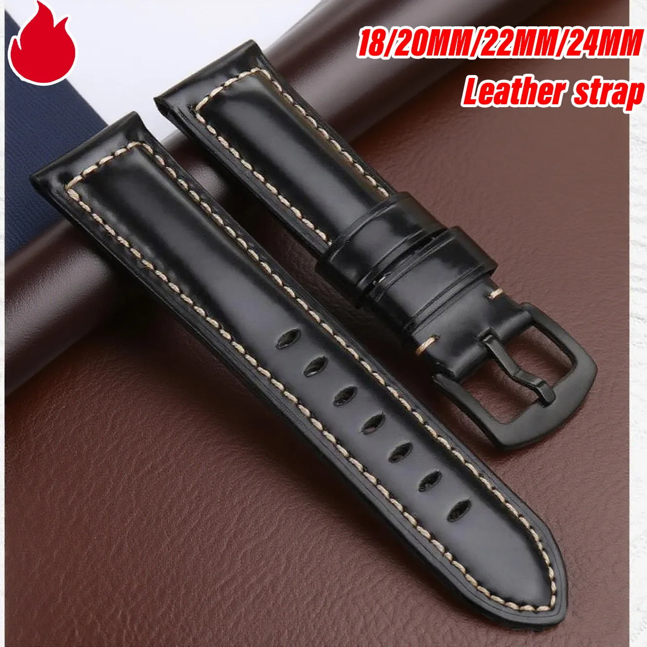 Calfskin Genuine Le… - image