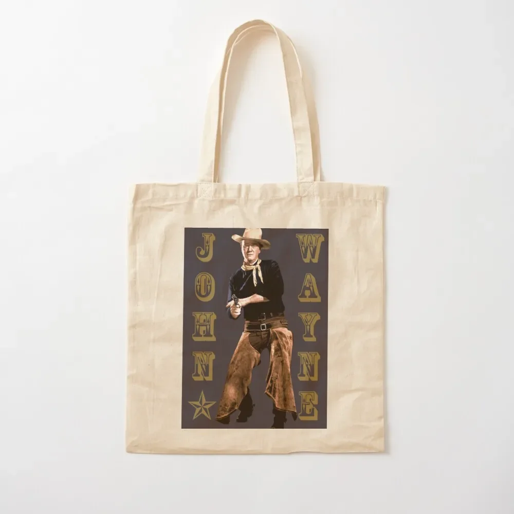 

John-Wayne Tote Bag tote bag canvas Women's shopper bag large size bags reusable grocery bags