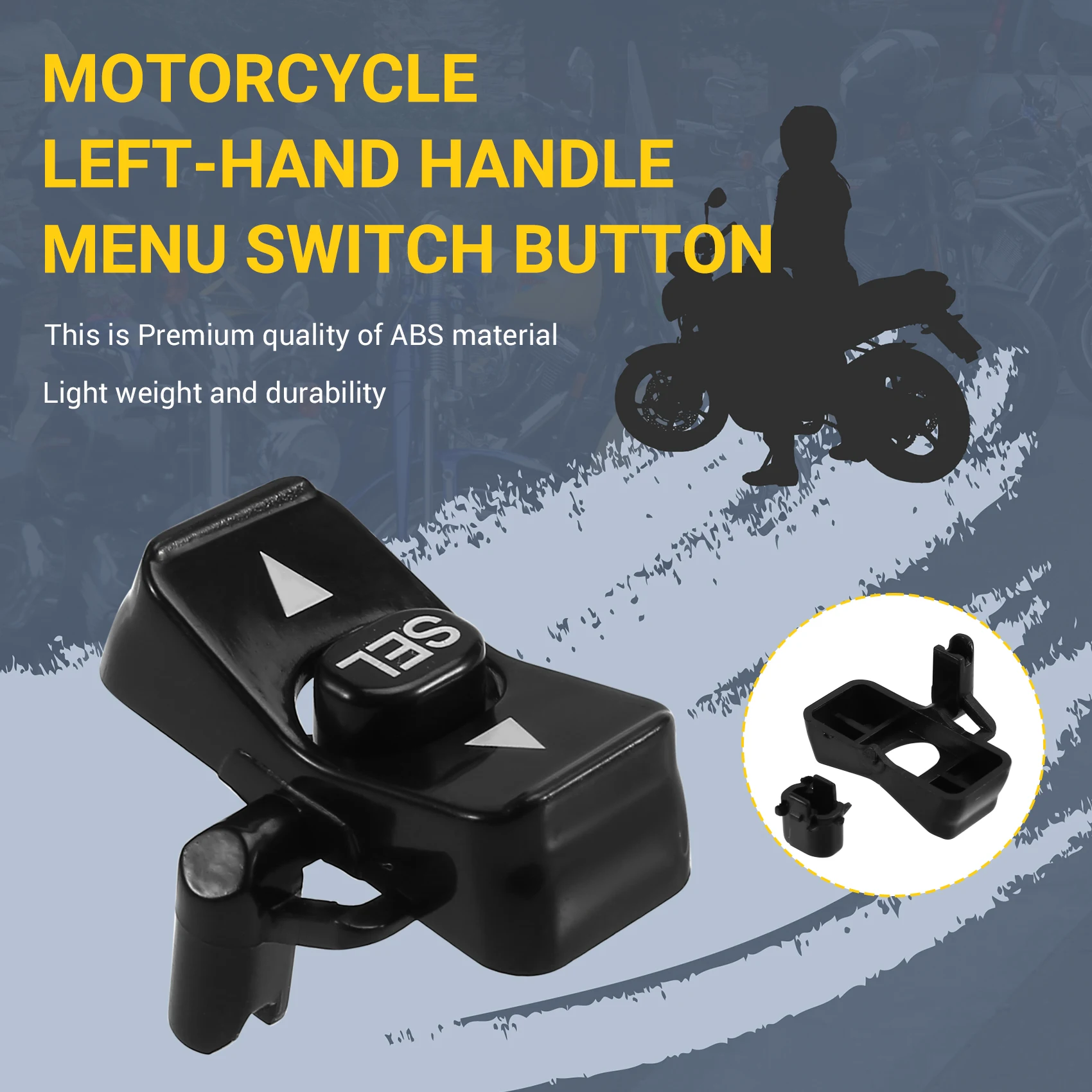 

Left Combination Switch Button For Kawasaki Z900 ZX-4RR Versys 650 1000 2020-2022-A67F