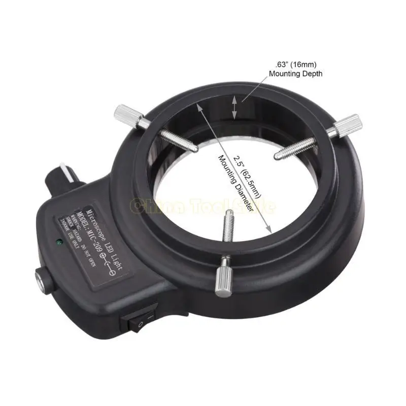 

57qf Eu-/US ulg Ring Light Light 2,4-дюймовый диаметр монтажа для отраслевых стереоращиков