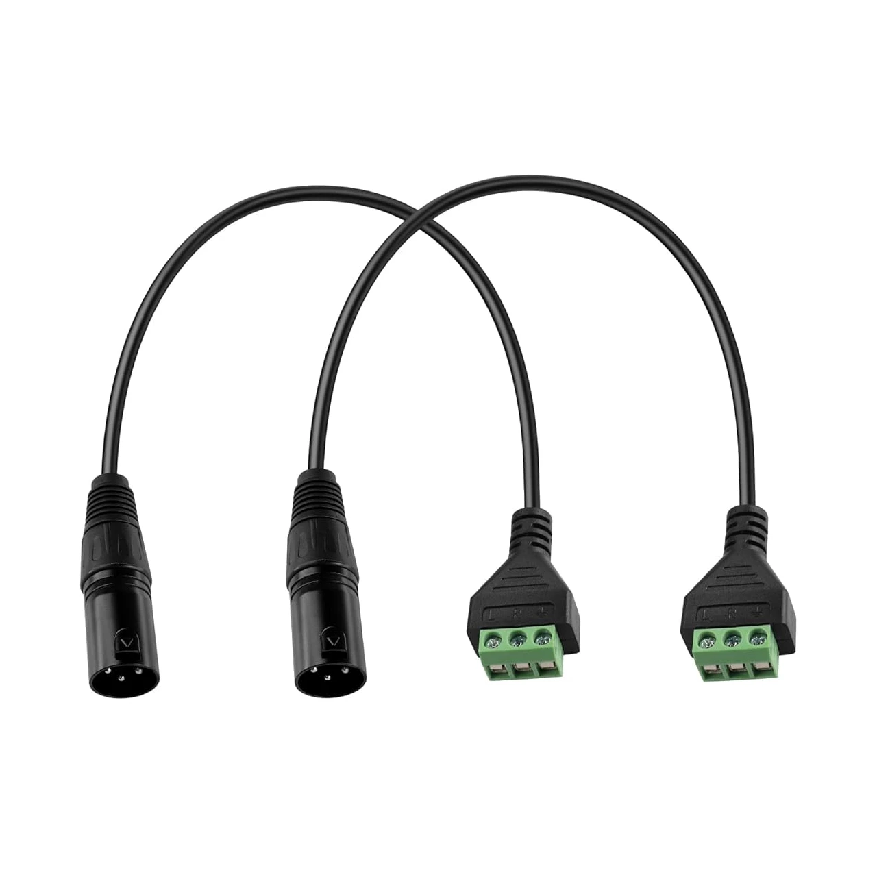 

0.3m/1ft XLR to 3 Pin Screw Terminal Adapter Solder-free Cable for Speakers,Microphone,Sound Equipments,Live Performance