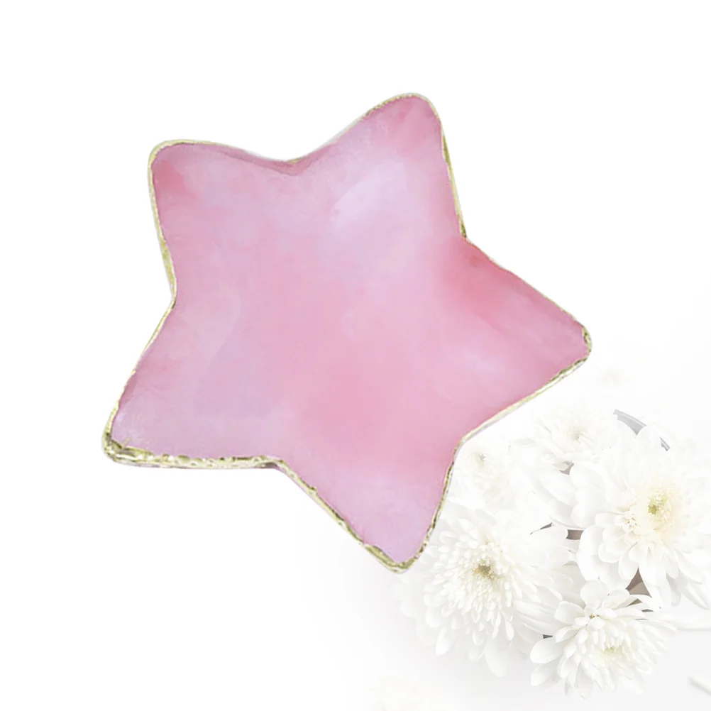 

Stylish Resin Nail Art Shape Color Mixing Tray For Foundation Lipstick Pigments Smooth Texture Easy Clean Pink