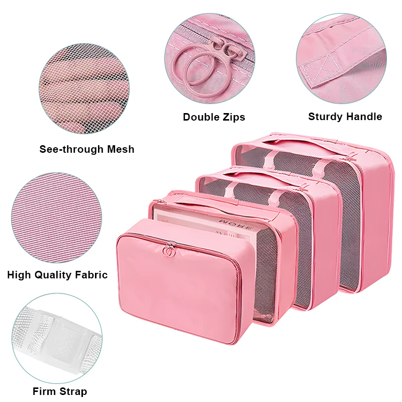 Large Capacity Travel Organizer Storage Bags Suitcase Packing Set Storage Cases Portable Luggage Organizer Clothe Shoe Pouch