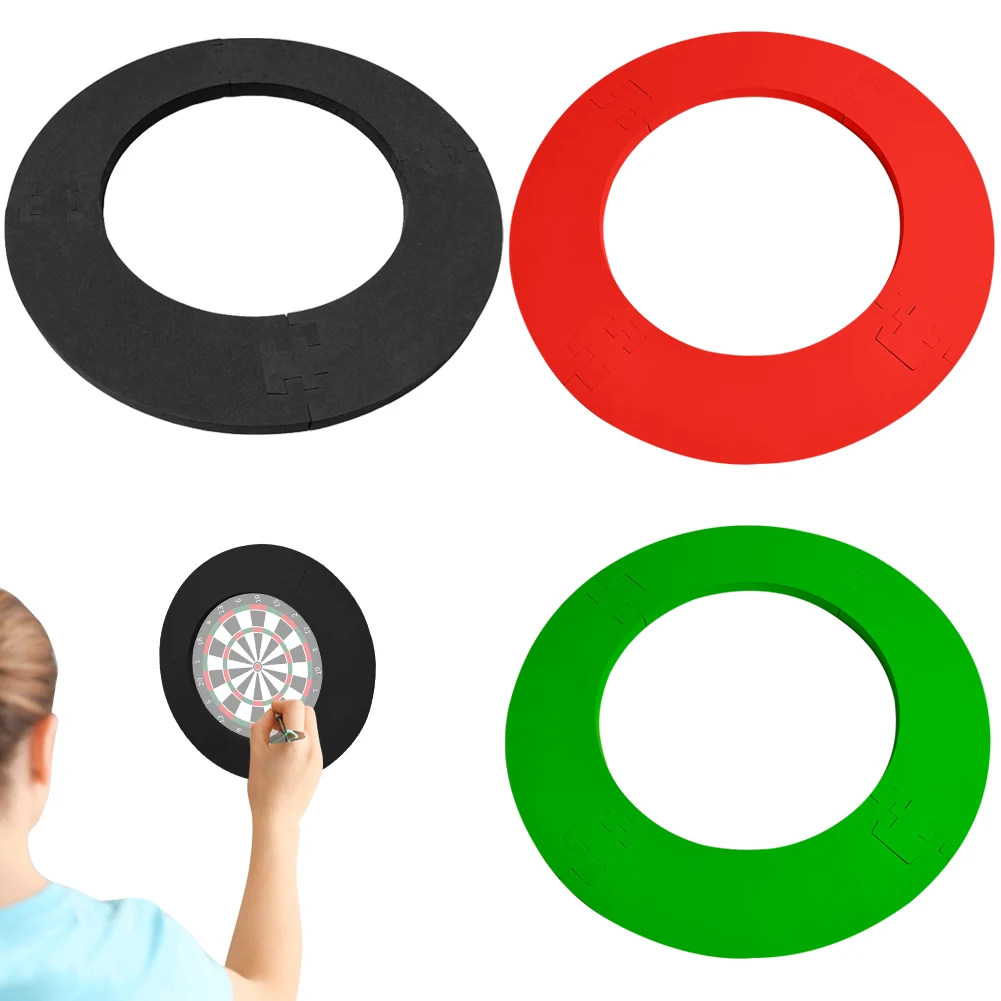 

EVA Dartboard Surround Jigsaw Dart Board Ring Splicing Dart Board Wall Protector Wall Dart Backboard Ring for Dartboard ﻿