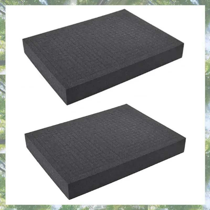 

Premium-2PCS Pick Apart Foam For Toolbox Pre-Cutting Foam Insert High Density Shadow Foams 350X250x40mm