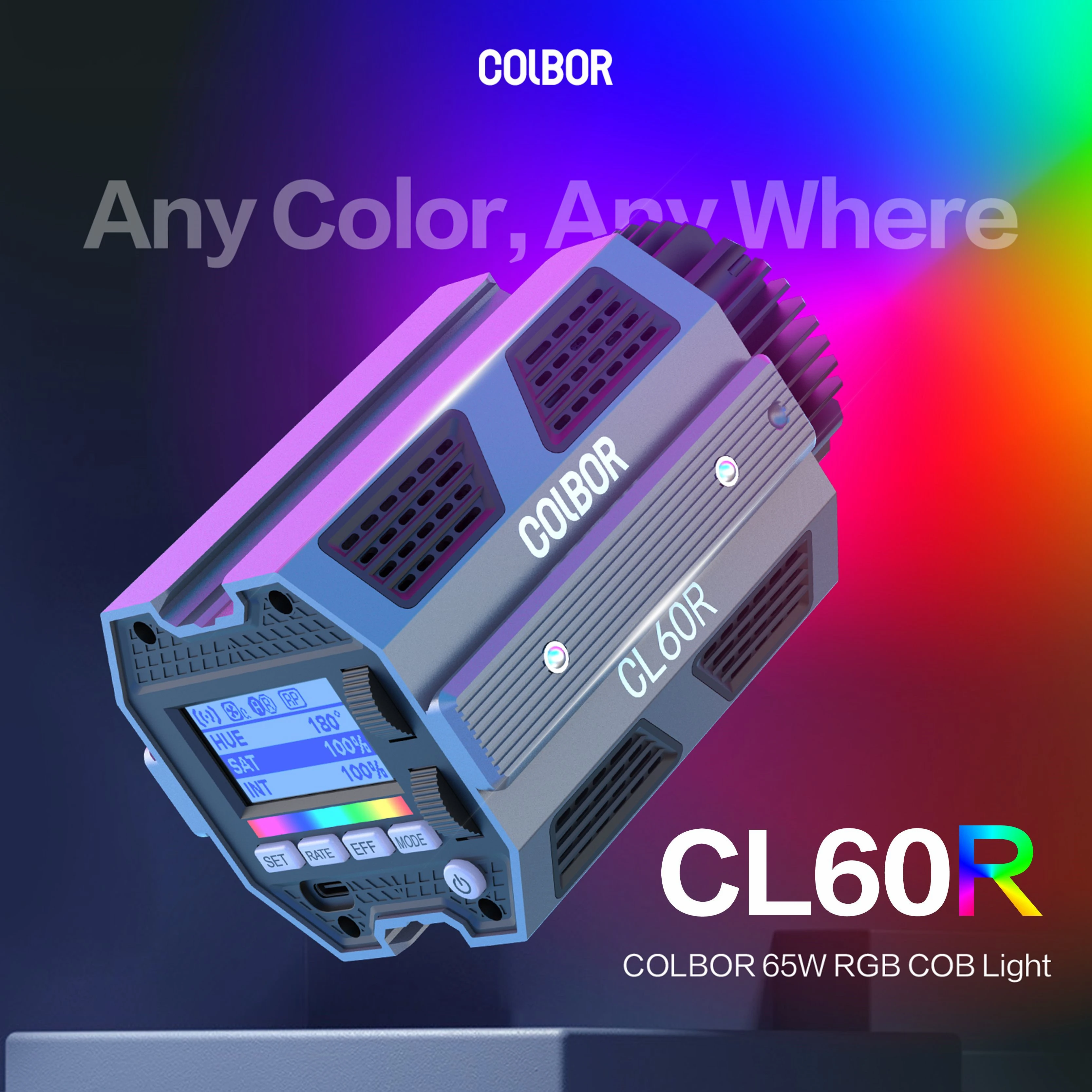 COLBOR LED 조명 사진 카메라, 전문 사진 조명, 사진 스튜디오 비디오 촬영, CL60R,CL60,CL60M