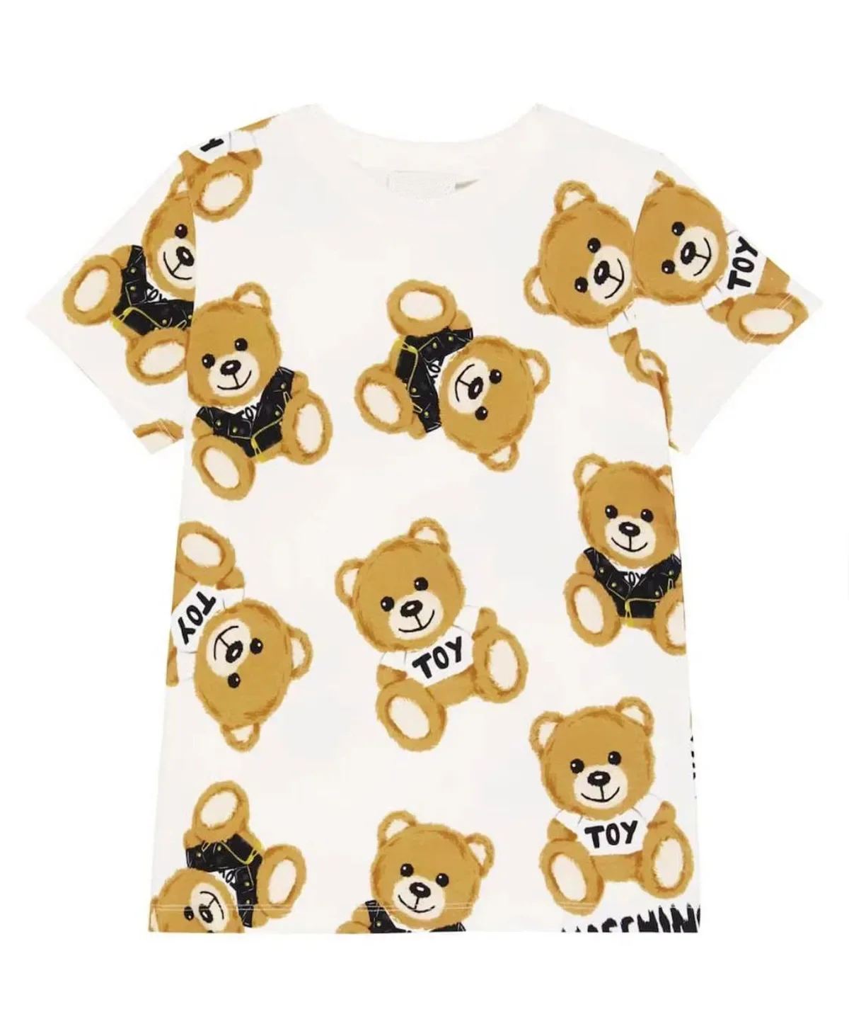 

Summer Clothes for Teens Graphic Bear T-shirt Boys and Girls Short Sleeve Toddler Boutique Kids Designer Tops Wholesale Clothing