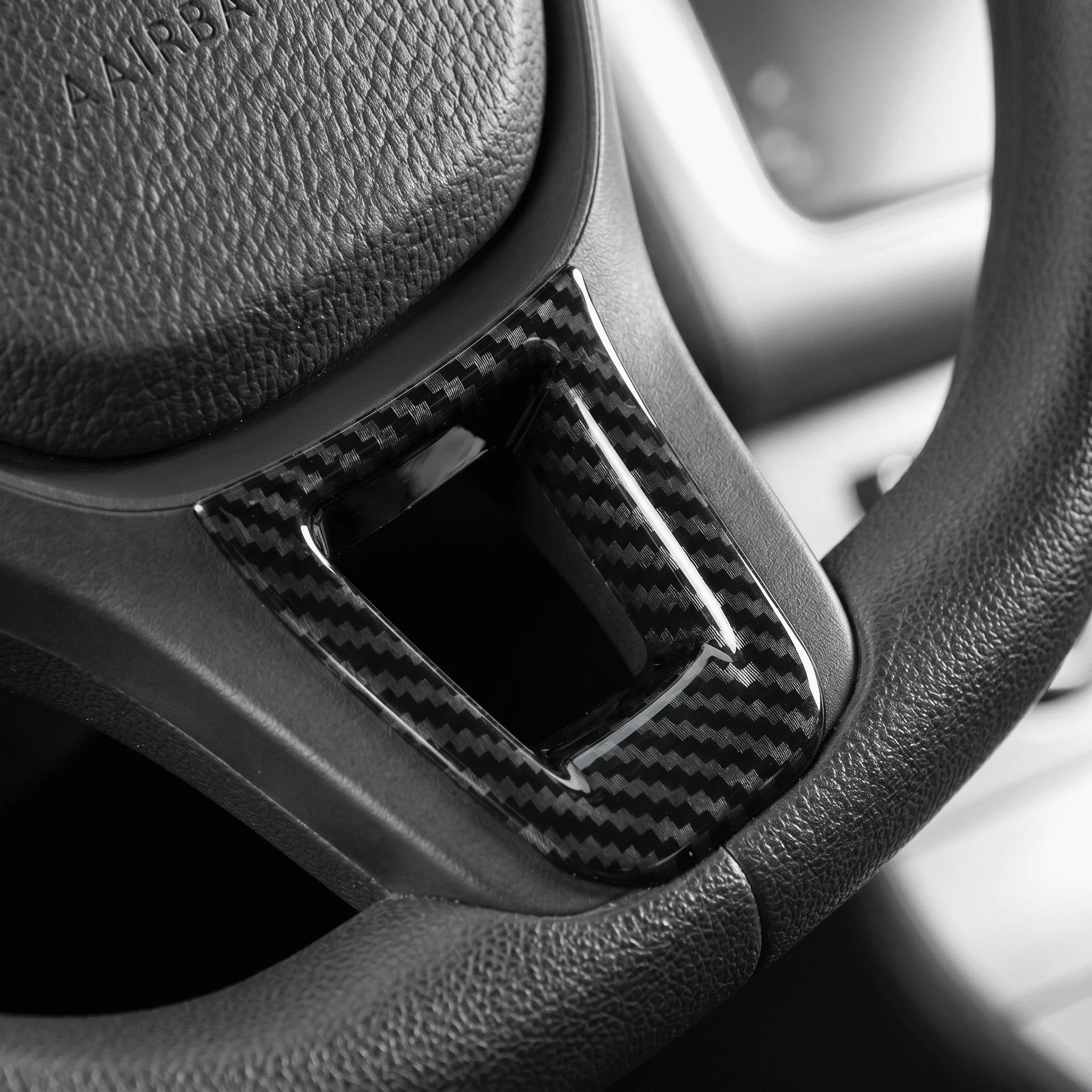 For VW Golf 7 GTI MK7 POLO Jetta MK6 Tiguan Touran Caddy Amarok Lavida Passat  Steering Wheel Trim Sticker Interior  Accessories - view 6