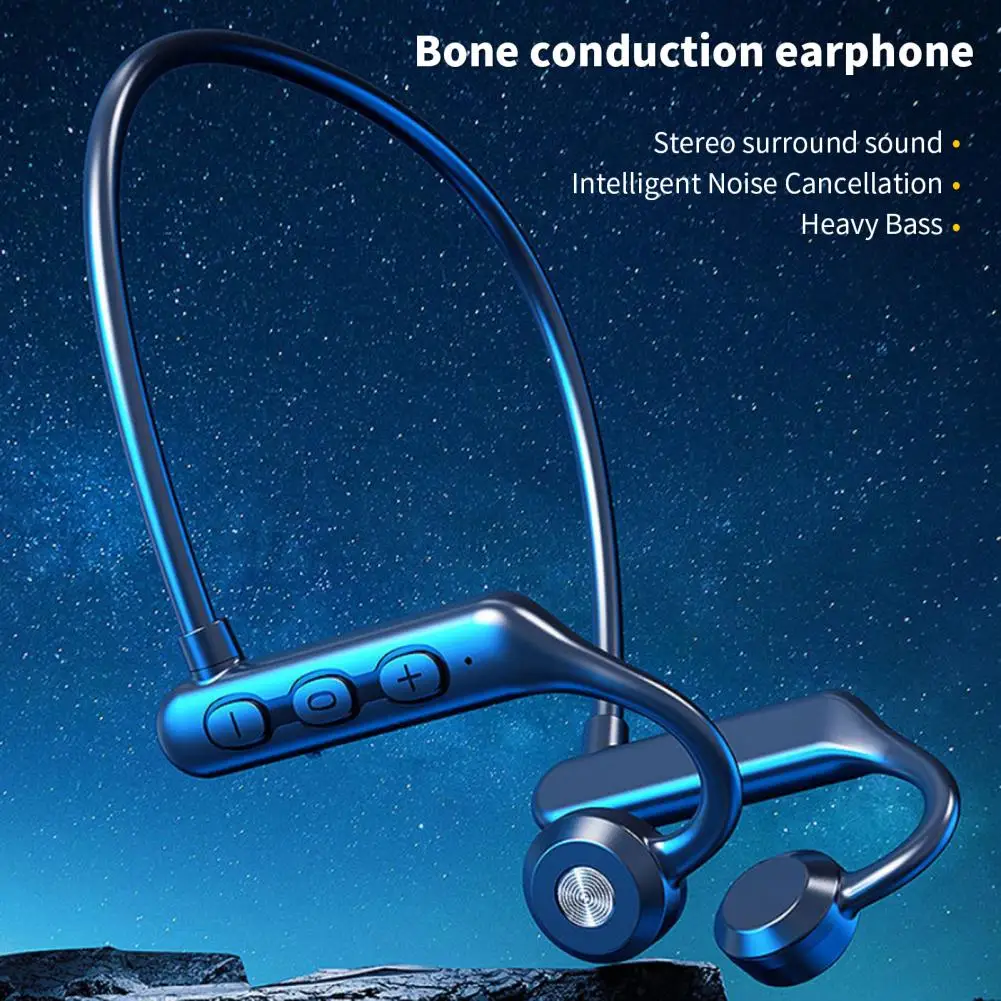 Headphone  Portable Intelligent Noise Reduction 150mAh  Bendable Long Standby Time Earphone for Home