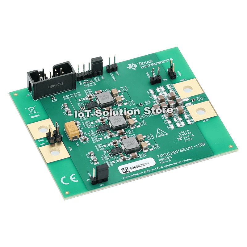 TPS62876EVM-199 TPS62876-Q1 evaluation module 75-A output, stackable step-down converter TPS62876EVM 199