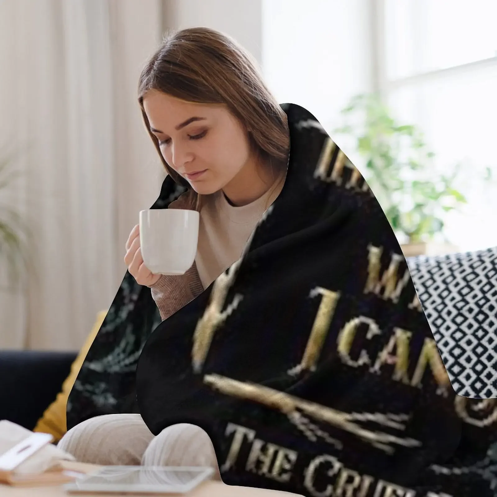 The Cruel Prince Quotes رمي بطانية أغطية السرير المحشوة فروي أريكة لحاف البطانيات