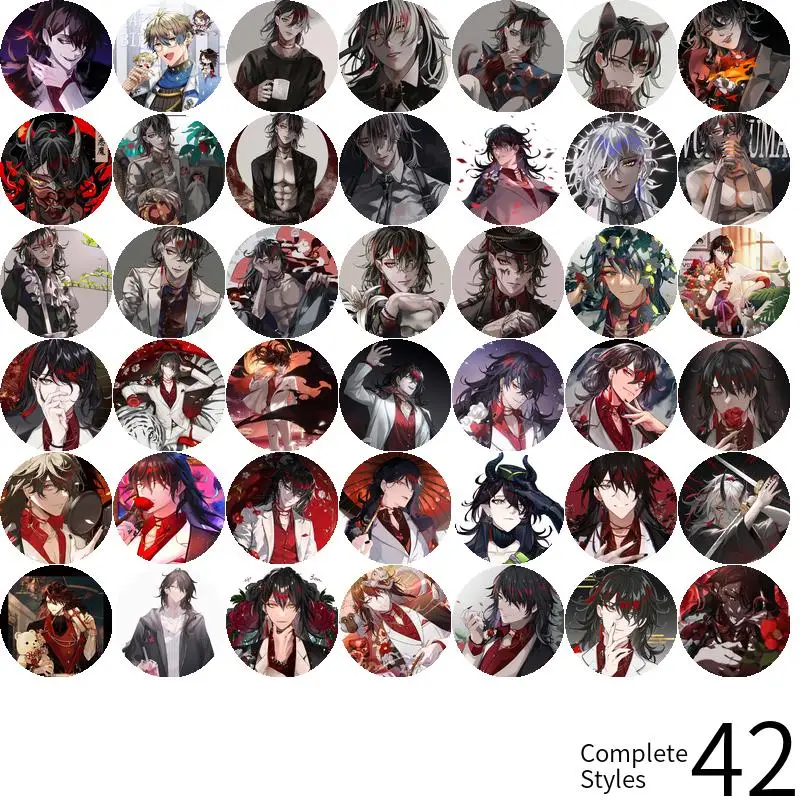 Vtuber الظاهري YouTuber شارة ، VTuber مرساة الأجهزة الطرفية ، زخرفة حقيبة الظهر المعدنية ، شارة الملابس ، Fandom أنيمي ، Vox