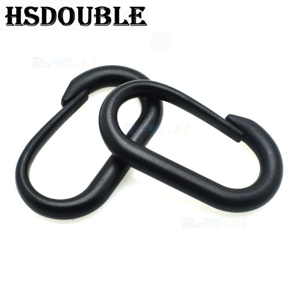 10 Pcs/Pack Plastic Generic Outdoor Molle Tactical Backpack Multiuse Durable Quick Release D-Ring Carabiner Locking Buckle