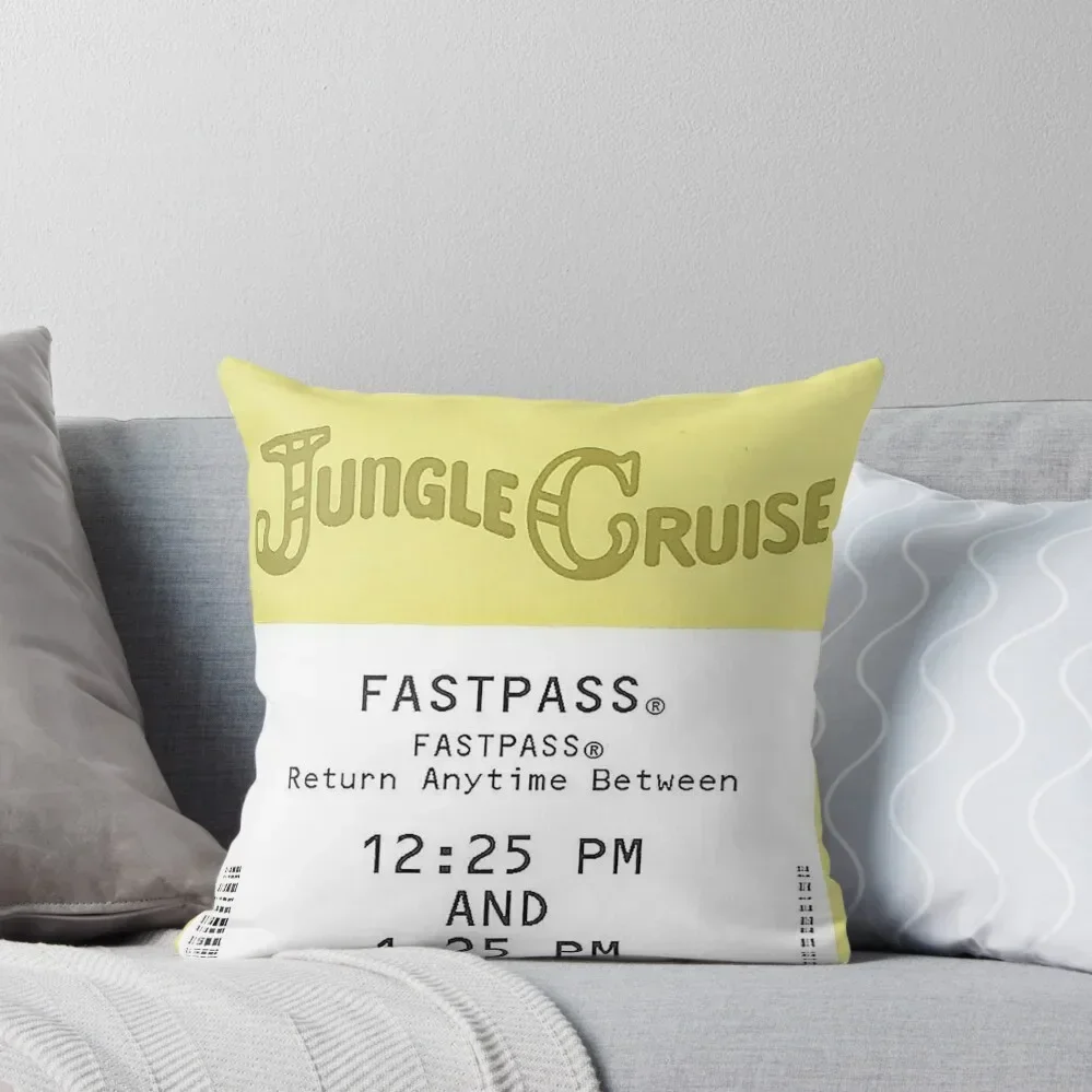 

Jungle Cruise Fastpass Throw Pillow bed pillows Ornamental Pillow Sofa Cushion pillow