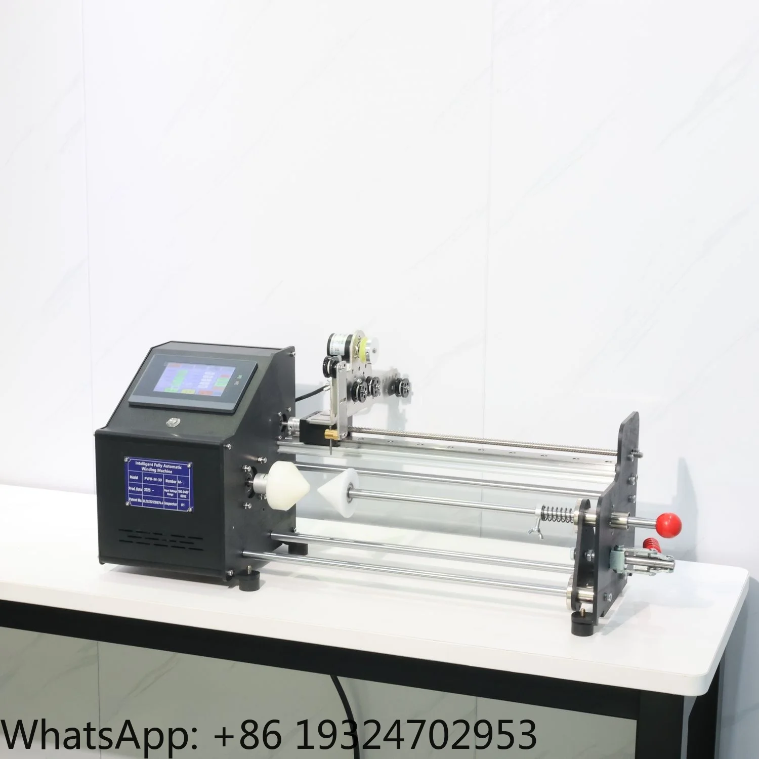 PWD-M-30 D ro ne Fiber Optic Winding Machine with Touchscreen Control and Multi-Language Interface