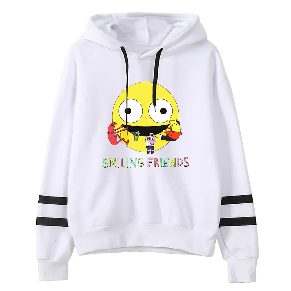 Smiling Friends Alan & Gleb Friends Merch Hoodies Fashion Sweatshirts Women Men Casual Long Sleeve Sports Pullovers New 