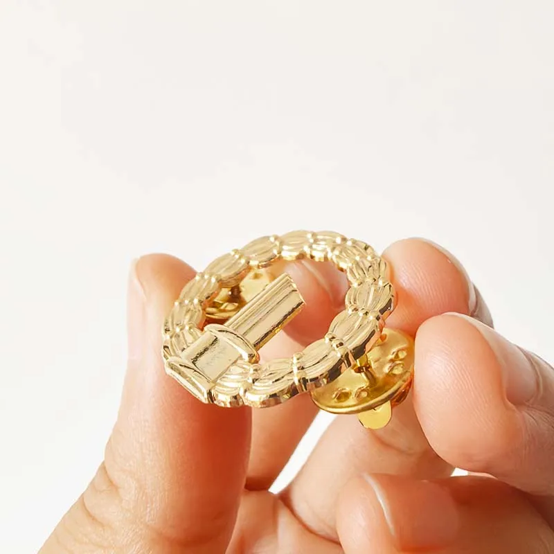 

50 шт., булавка для лацкана вдова, масонский металлический значок, масонский венок, брошь