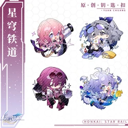 Honkai: Star Rail Luocha Imbibitor Lunae Blade Kafka Seele Cosplay Costume Accessories Anime Game Badge Keychain Pendant Gift