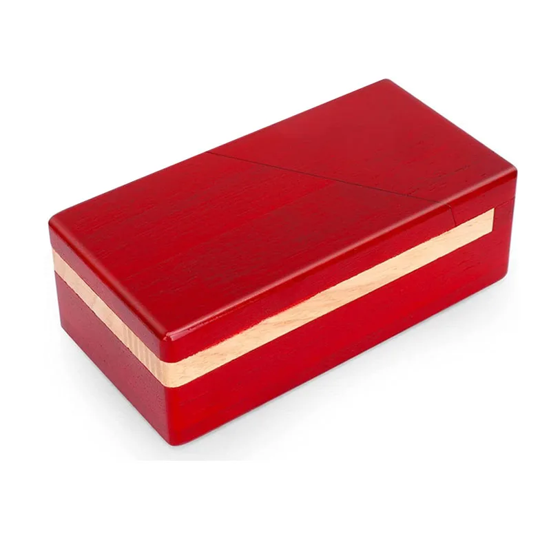 Wooden Puzzle Box with Secret Hidden Compartment Difficult Brain Teaser Magic Drawers For Adults & Kids Birthday Surprise Gifts view 6