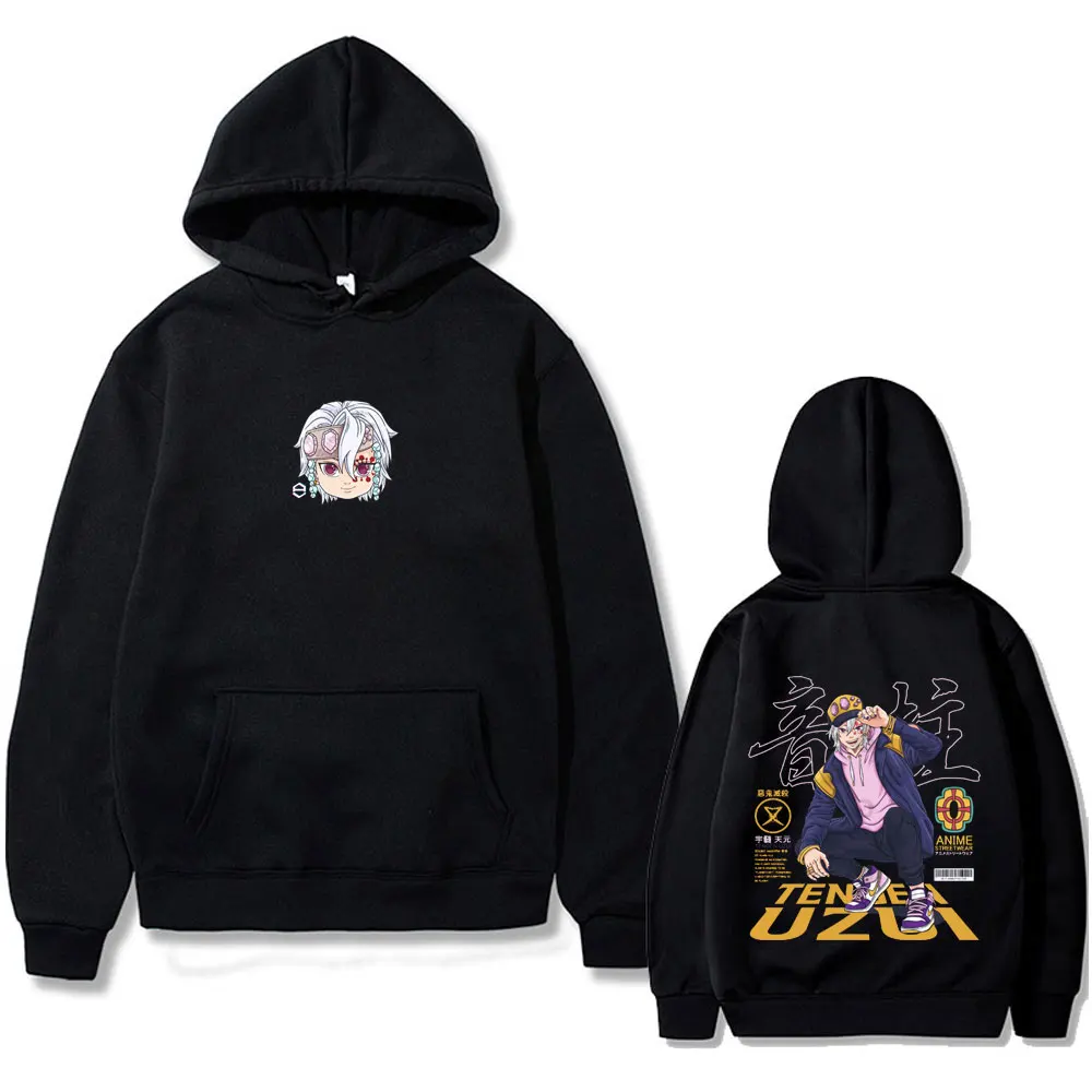 

Anime Demon Slayer Graphic Hoodie Kawaii Cute Uzui Tengen Pullover Hoodies Men Women Casual High Quality Fleece Cotton Tracksuit