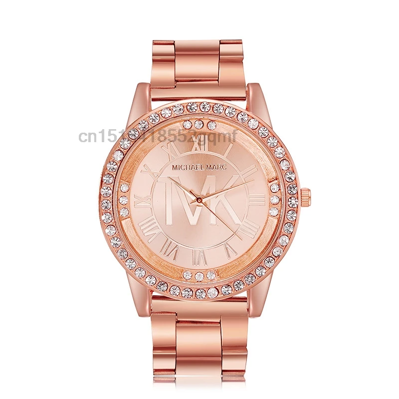 Fashion TOP TVK Brand Watch For Women Luxury Waterproof Roman Digital Rose Gold Stainless Steel Ladies Quartz Wristwatches Gift