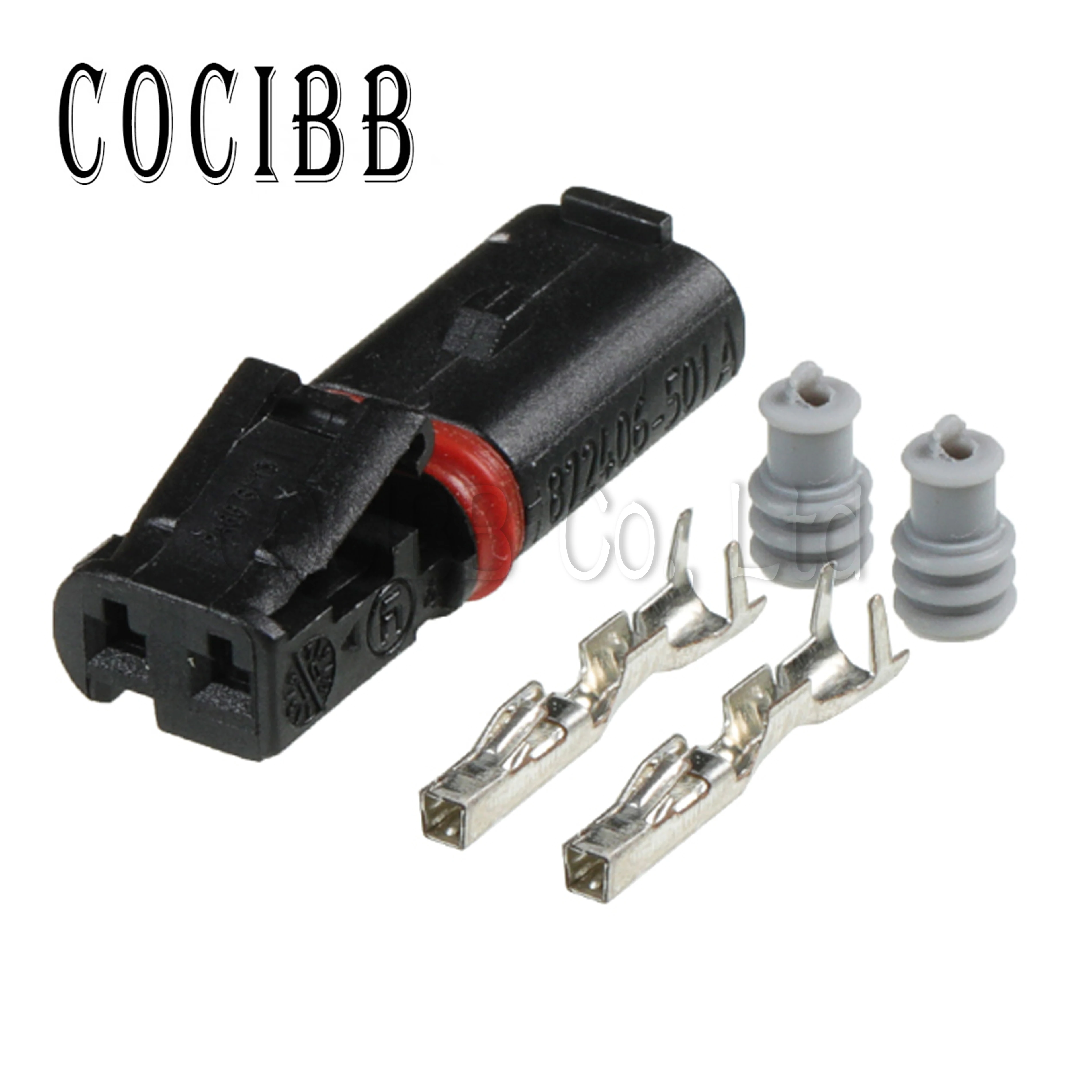 

1 Set 2 Pin S1000R Car Door Handle Cable Connector Waterproof Socke Automotive Turn Signal Light Plugt For BMW