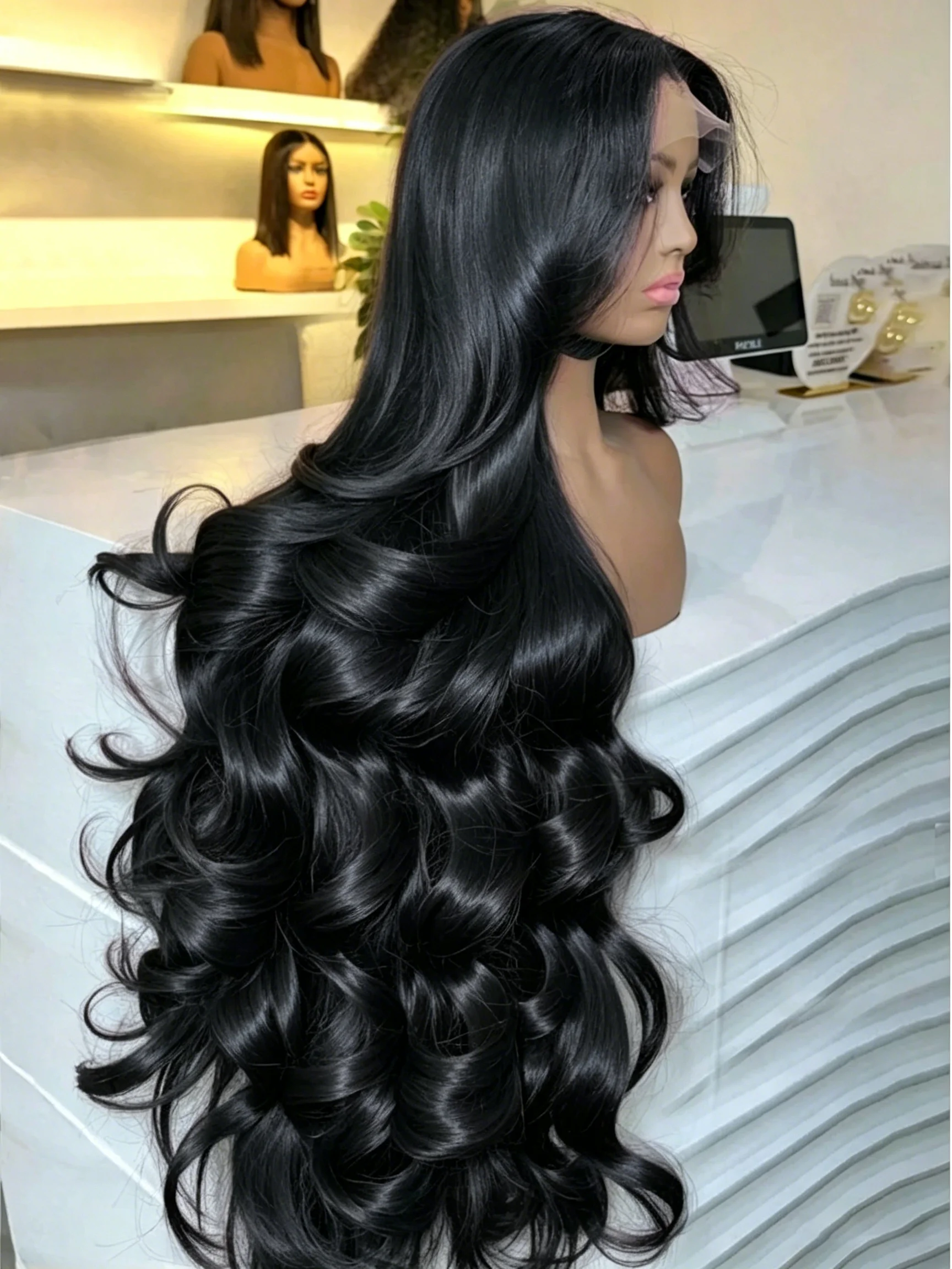 30 40 Inch Wig Human Hair 220% Density 13x4 HD Body Wave Lace Front Wigs Human Hair Pre Plucked Brazilian Virgin HD Transparent Lace Frontal Wigs For Women