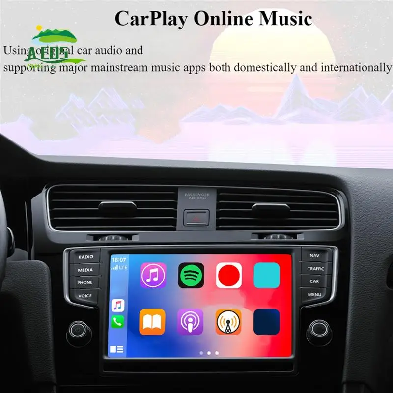 

AED5-2In1 Mini Adapter For Phone - Plug & Play Car Accessory Converts Wired Connections To Wireless Via Bluetooth & Wifi