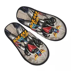 Custom Grendizer Anime Soft Memory Foam House Slippers Women UFO Robot Goldorak Comfy Warm Anti-Skid Slipper