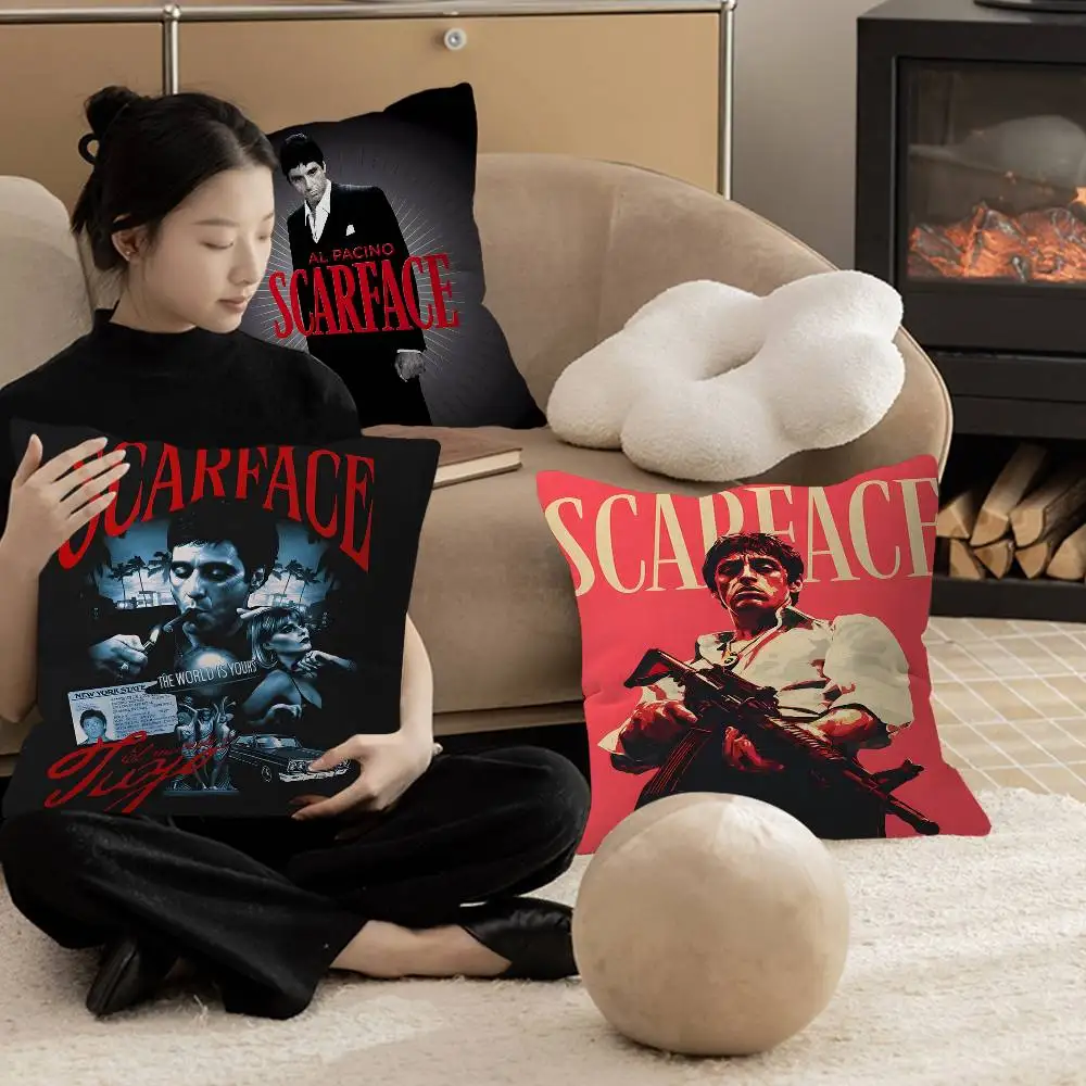 S-Scarface Brutal-Glamorous Pillowcases Home Bedding Decorative Pillow Cover Wedding Super Soft Pillow Case