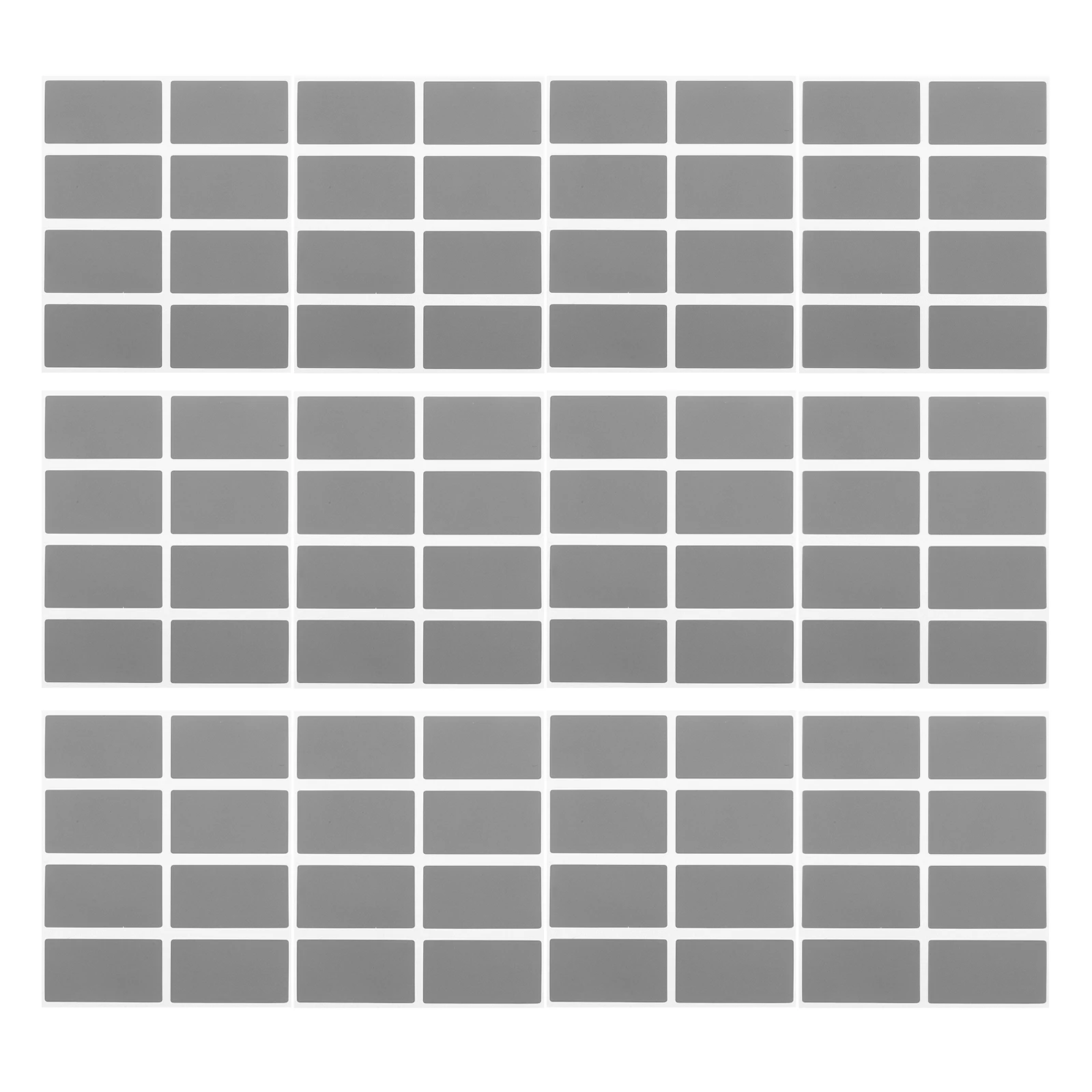 

200pcs Off Stickers Diy Scratch Off Stickers 23x42mm Gray DIY Peel Stick Labels Tool for Birthday Party Games