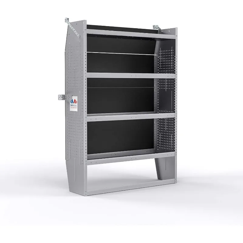 SH-6004 Steel Mid/High Roof Van Shelving Storage System Fits Transit, NV, Promaster and Sprinter, Van Shelving Units