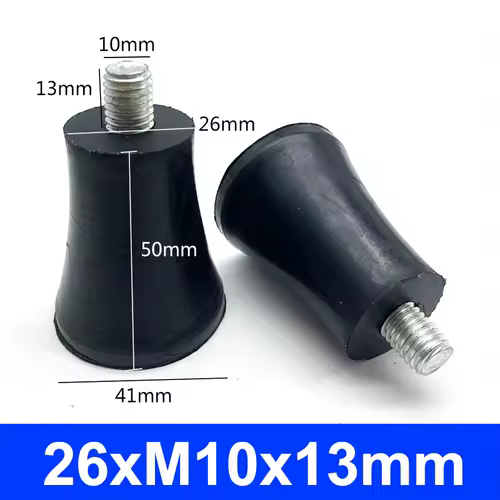 Rubber Adjustable Feet Pad With Screw M6 M8 M10 Table Chair Balck Leveling Foot Pad Furniture Leg Anti-shock Protections - Image 12