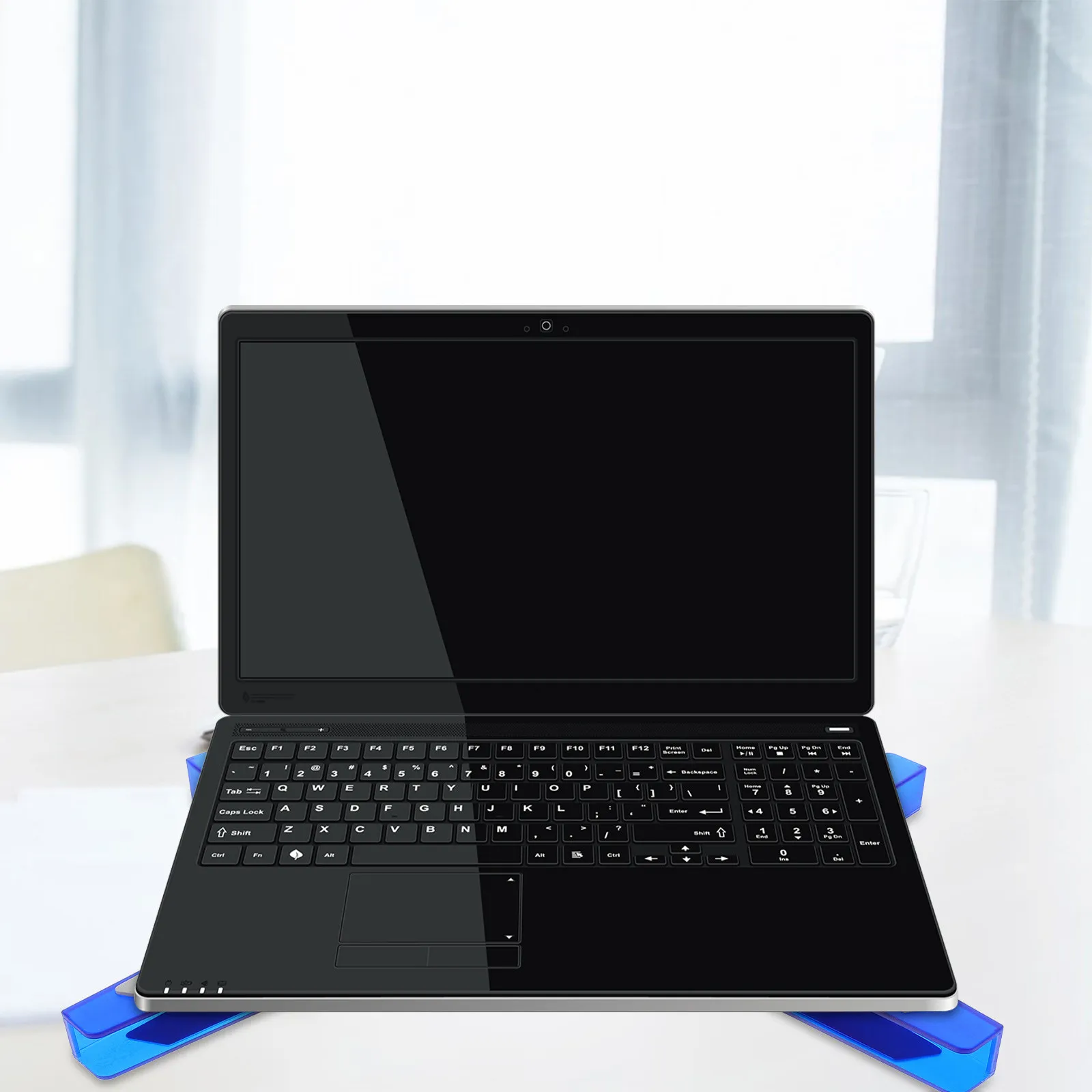 

Охлаждающая подставка для ноутбука со встроенным вентилятором, функцией USB-хаба, складная подставка для эффективного отвода тепла и улучшенной работы.