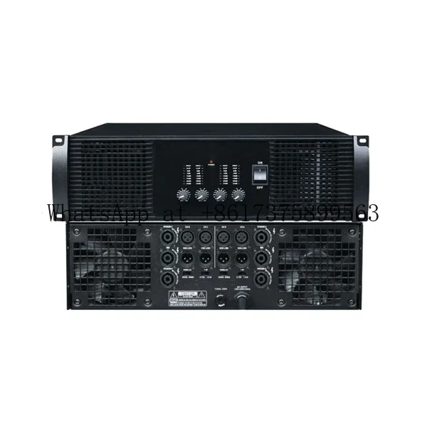 1200Watt 4  3U Class D Big  Amplifier Professional Stage Performance Hot Sale